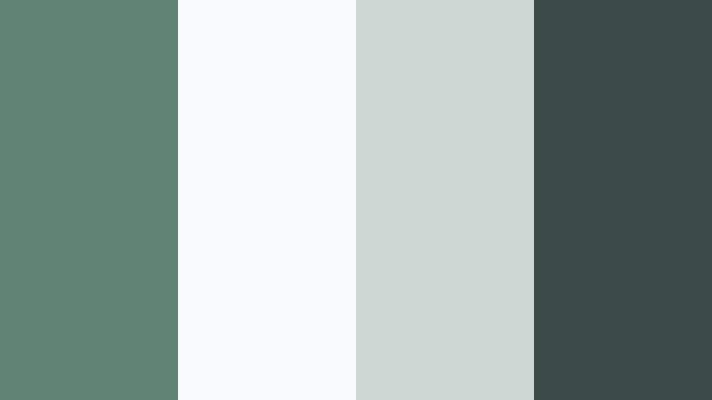 interface clarity grid cool eucalyptus color palette with hex codes