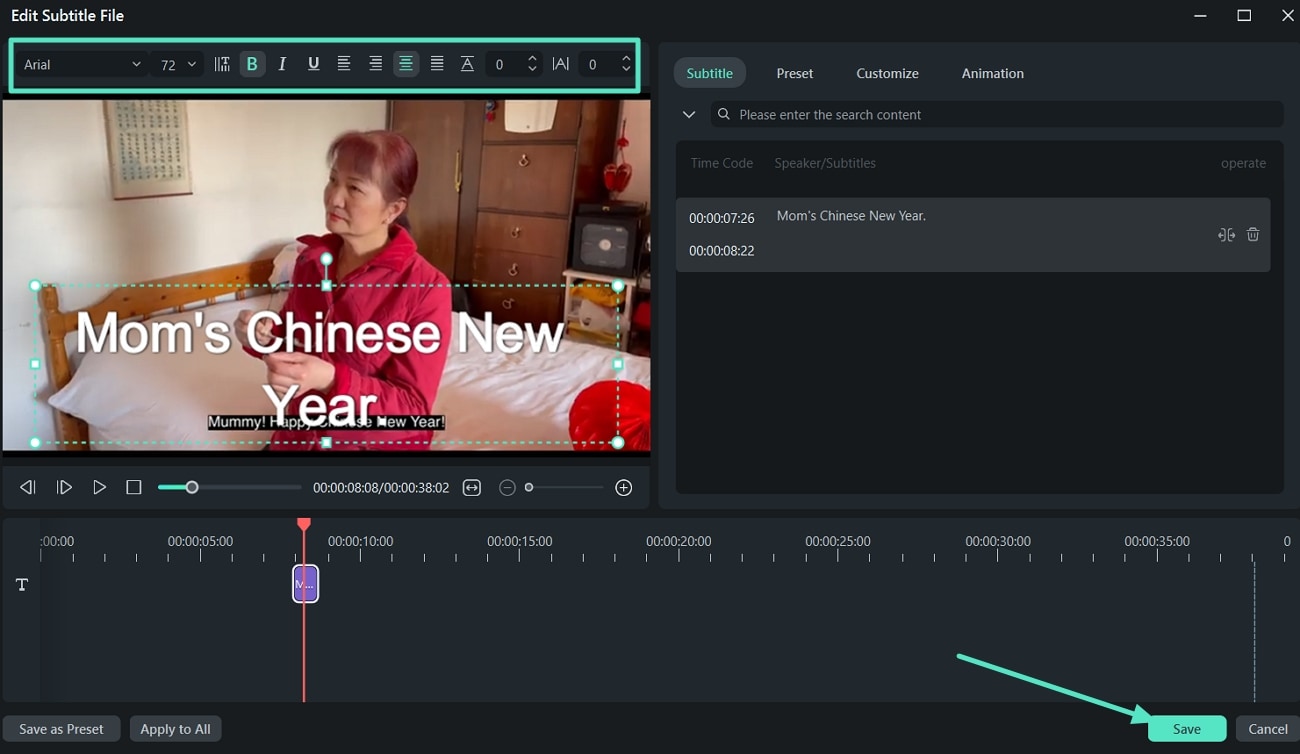 edit subtitle files