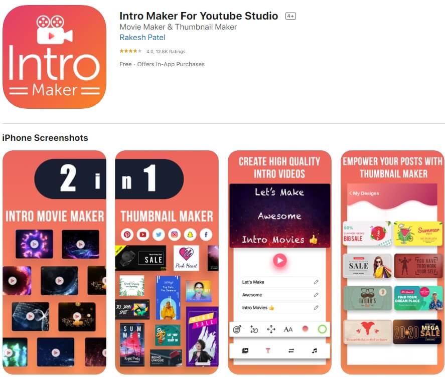  Intro Maker for YouTube Studio  