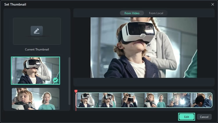 filmora ai thumbnail generator