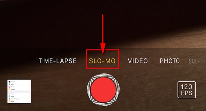  merekam video slow motion instagram di iPhone