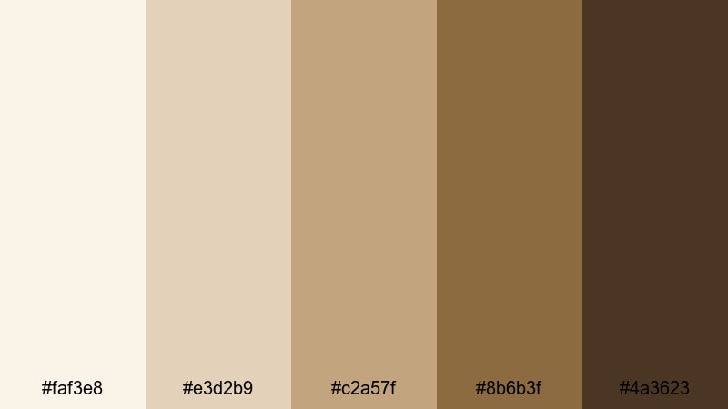 ivory sandstone grid ivory color palette with hex codes