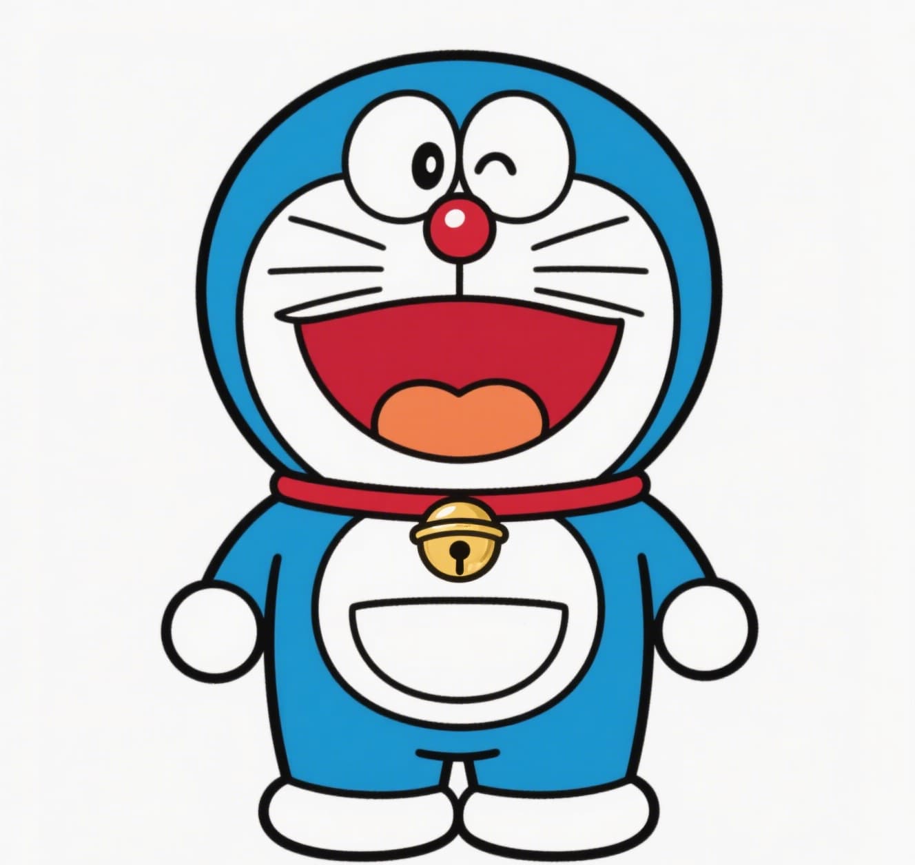 Doraemon, a famous Japanese cat cartoon character