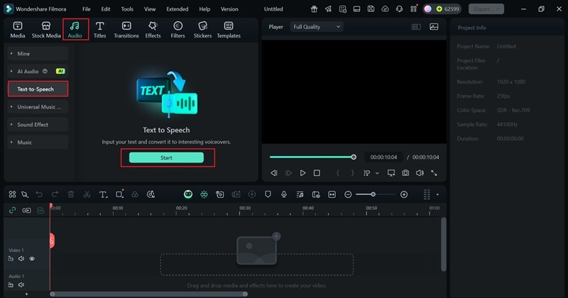 access the text to speech feature
