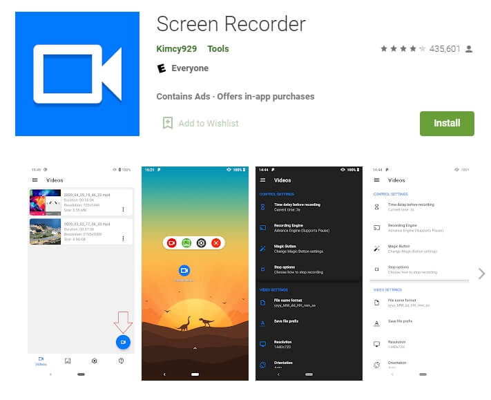  google meet video recorder app -  Kimcy929 Screen Recorder