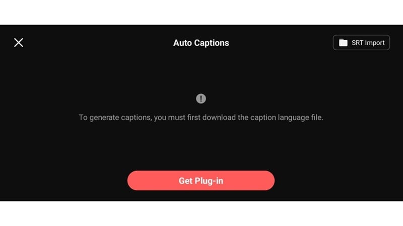 setback of kinemaster auto caption feature