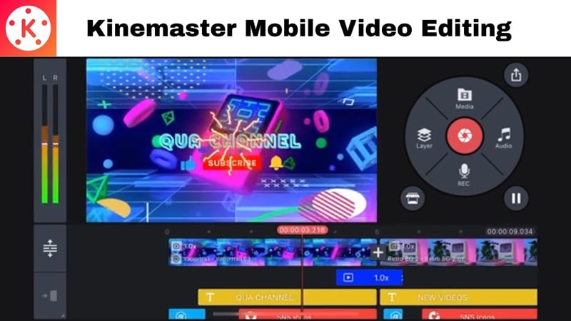 kinemaster mobile video editor app