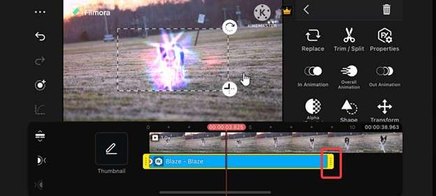 kinemaster effect controls