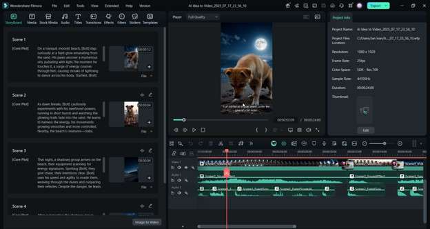 filmora idea-to-video workflow