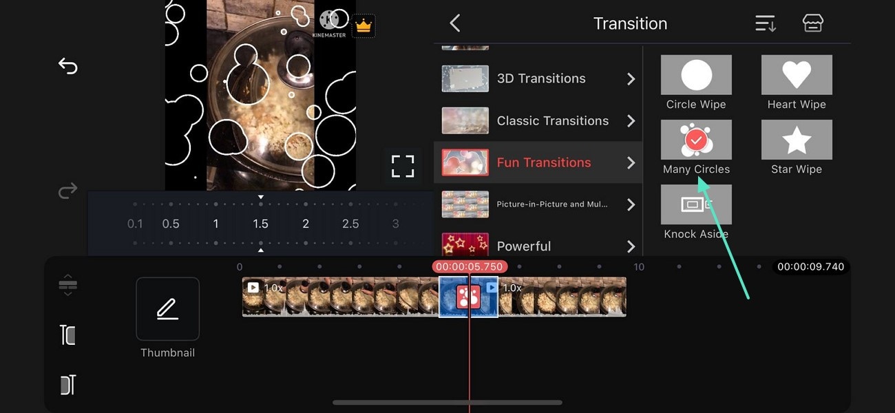 apply subtitle transition