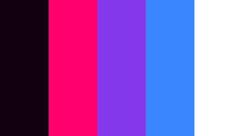 kinetic magenta surge motion graphics color color palette with hex codes