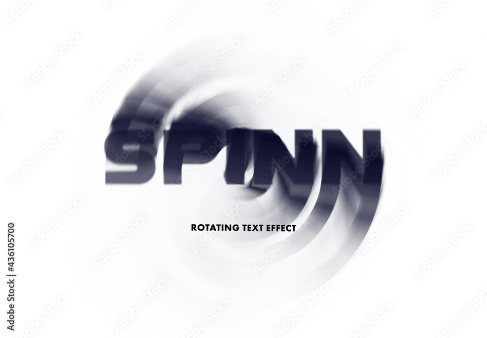 rotating kinetic animation