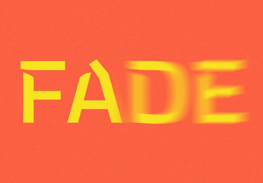 fading text kinetic animation