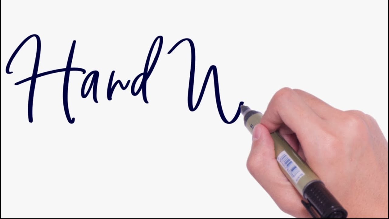 handwriting style kinetic