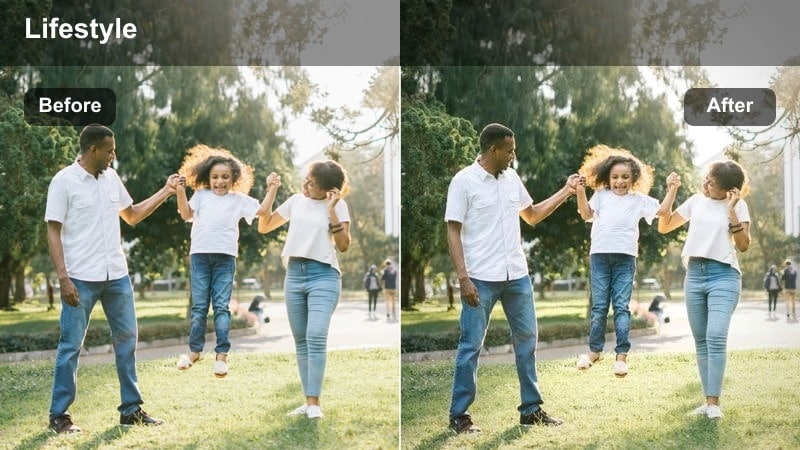 Creator in a modern kitchen at evening with warm balanced lighting and clean tones.