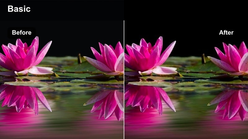 Person standing in a warmly lit kitchen at night with realistic tungsten color.