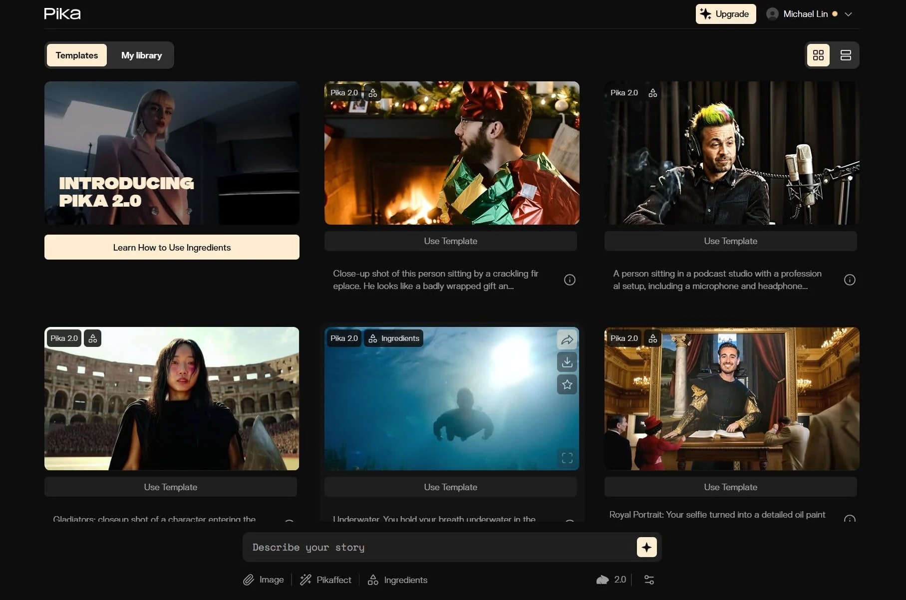 pika ai image to video