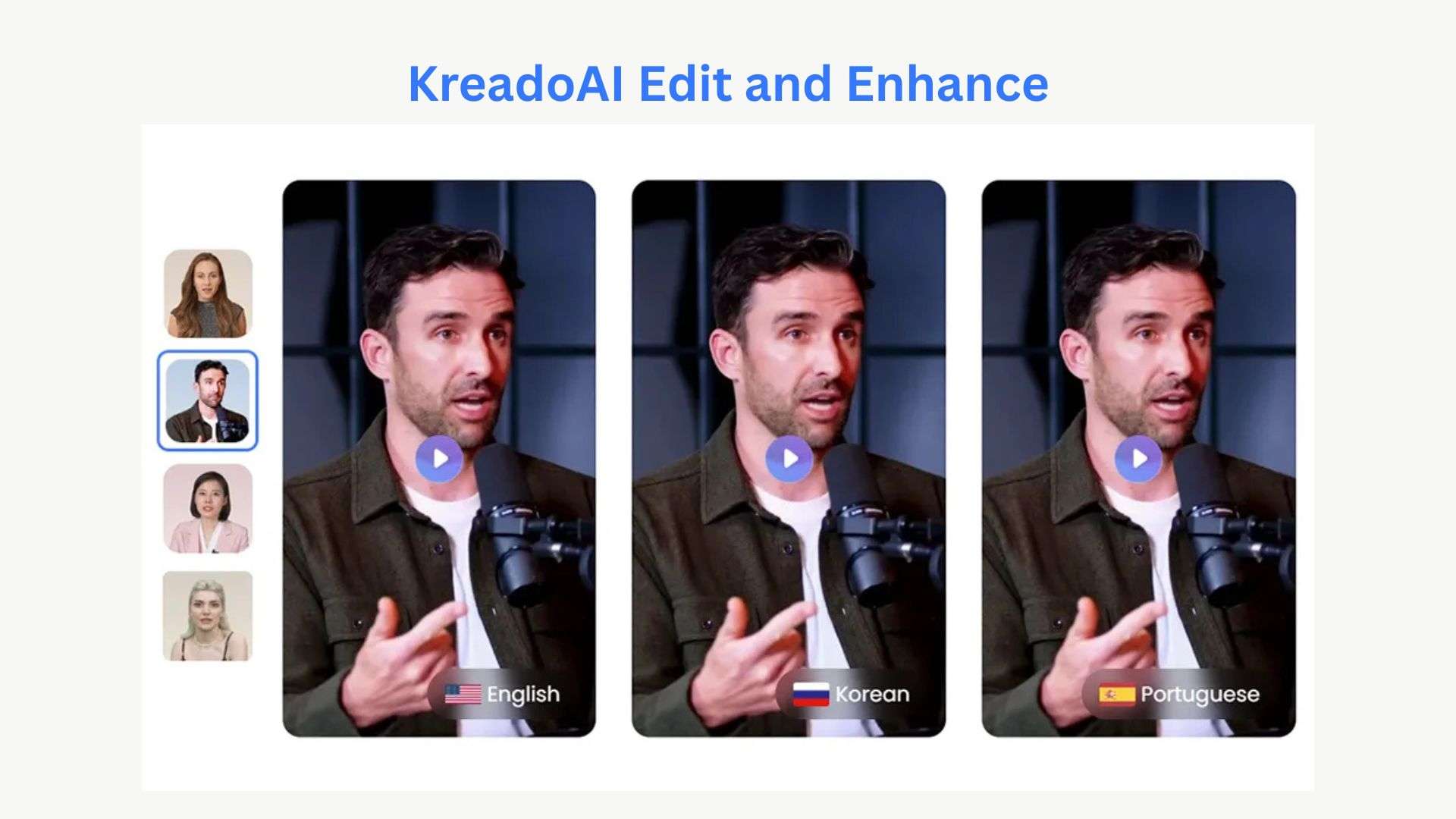 kreadoai instant avatar cloning
