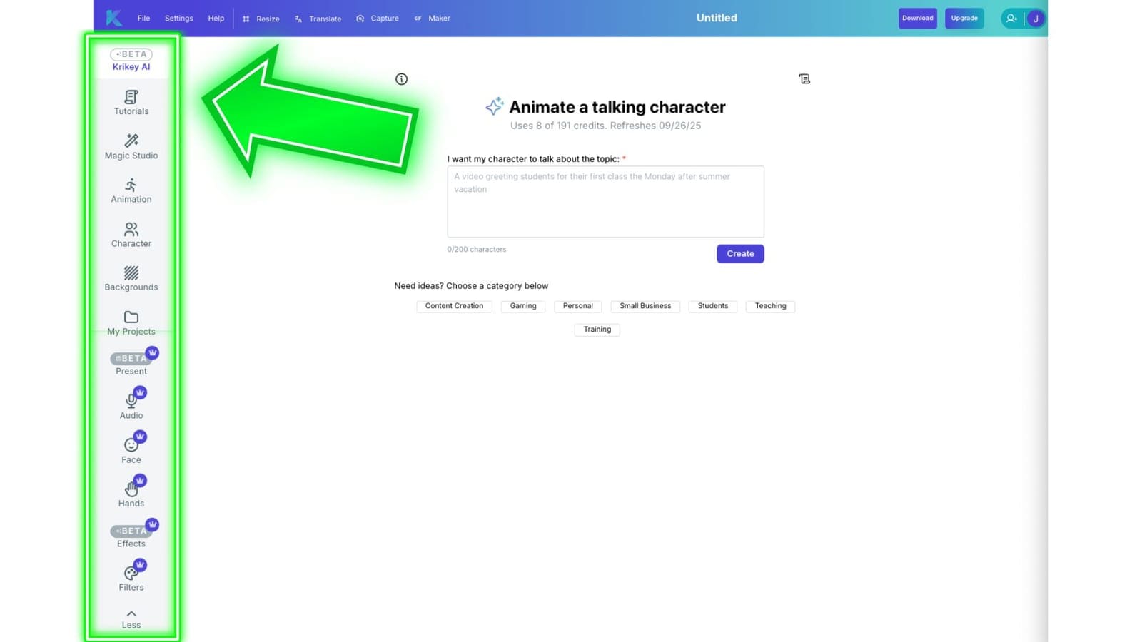 krikey ai pro plan features