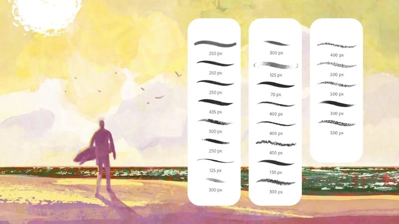 various photoshop brushes