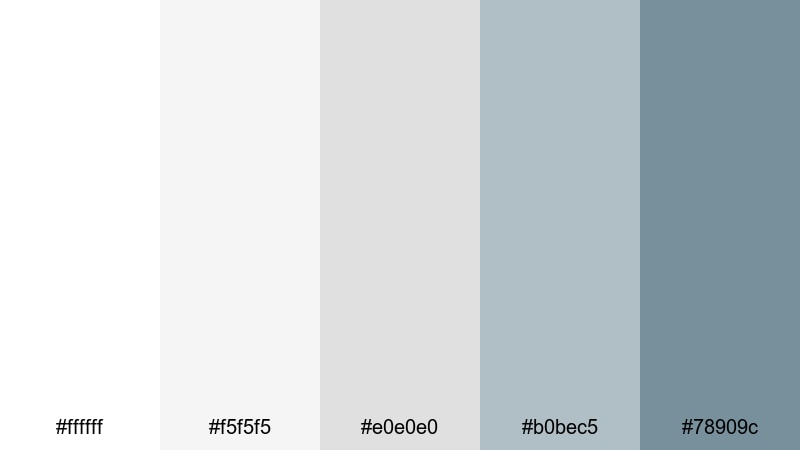 lab coat neutrals medical color palette with hex codes