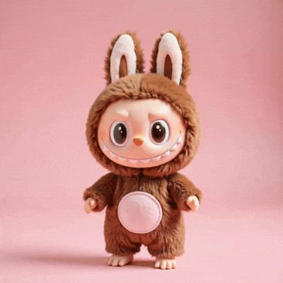 labubu dance gif