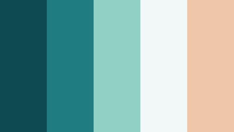 lagoon breeze minimal marine teal color palette with hex codes