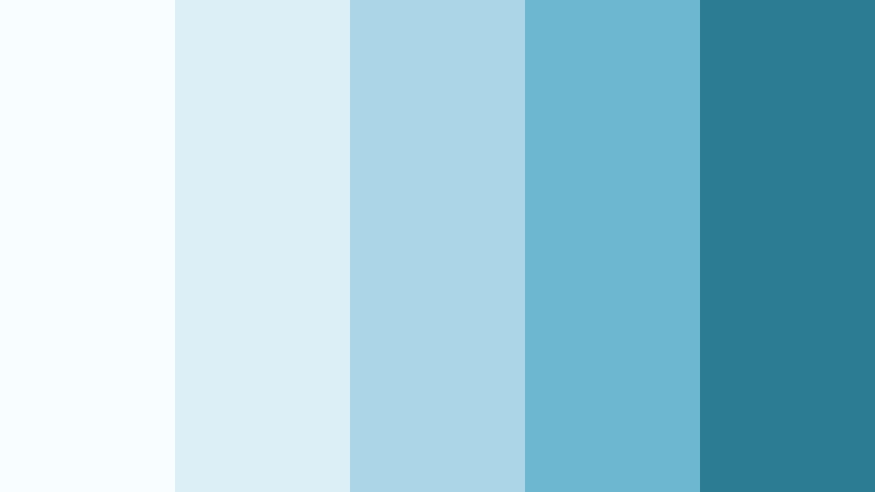 lagoon lullaby glow ocean breeze color palette with hex codes