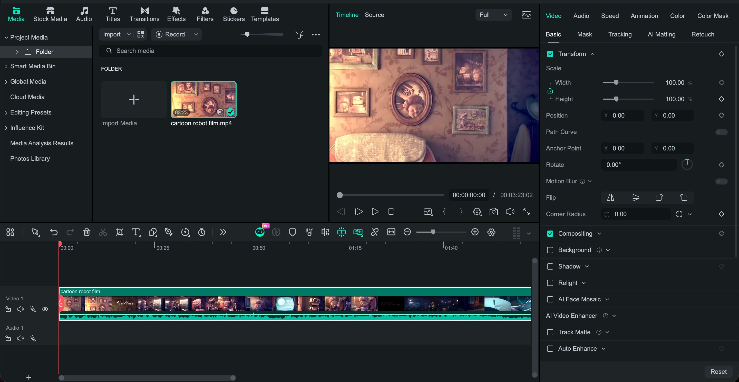 import video into filmora