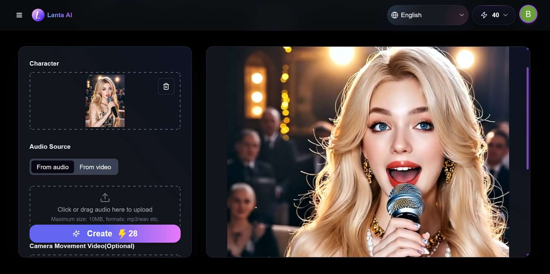 lanta ai lipsync