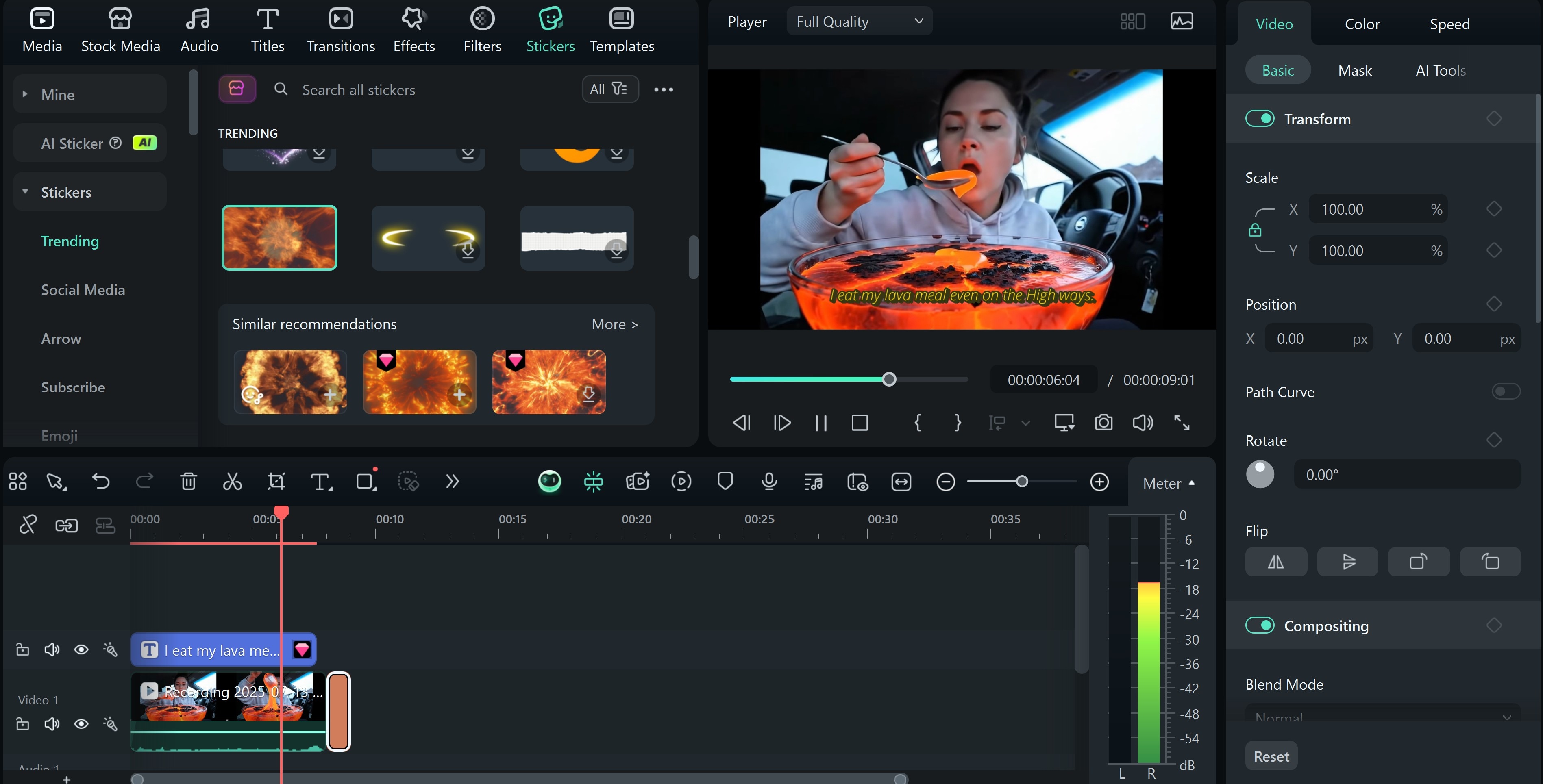 edit lava video