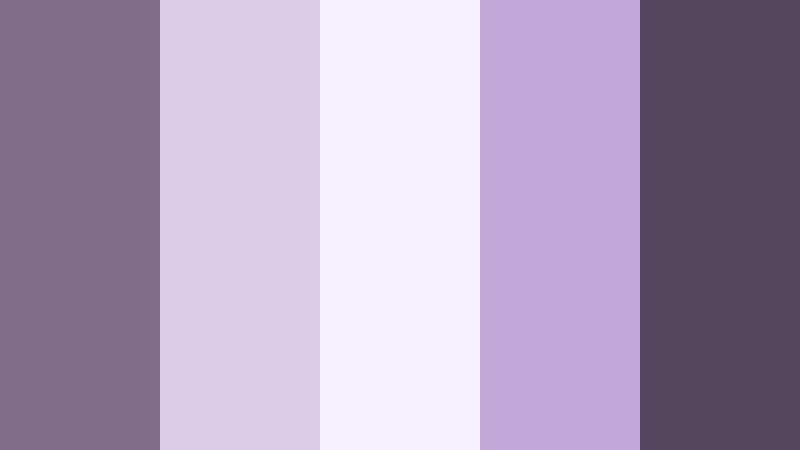 lavender balcony glow mauve shadow color palette with hex codes