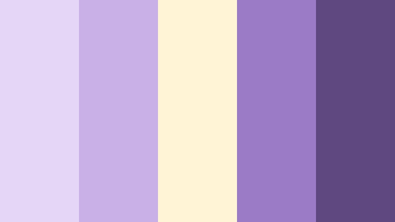 lavender candlelight birthday video color color palette with hex codes