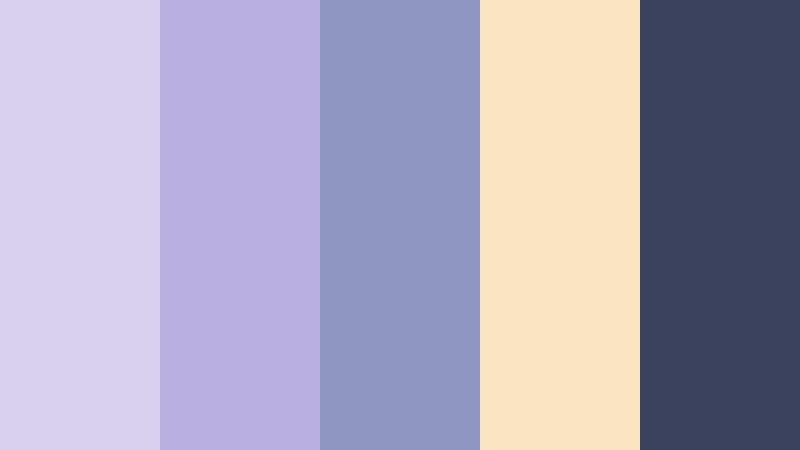 lavender field dusk lavender mist color palette with hex codes