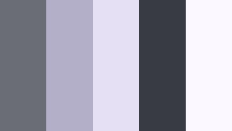 lavender haze alley meteor gray color palette with hex codes