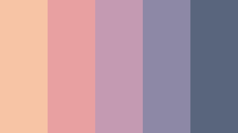 lavender horizon sunset color color palette with hex codes