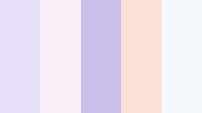 lavender lullaby lavender mist color palette with hex codes
