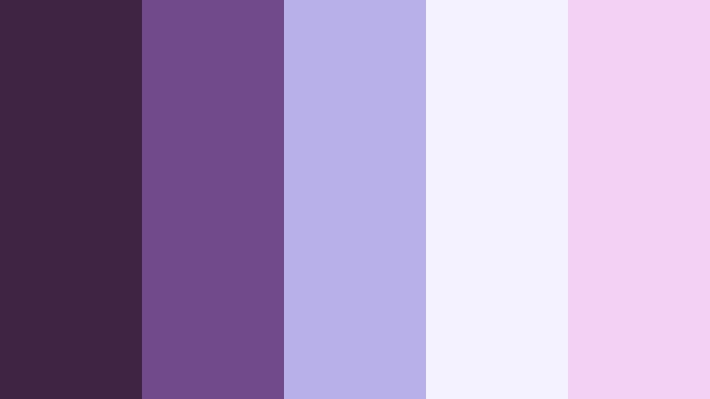 lavender nightfall glow twilight plum color palette with hex codes
