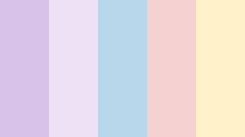 lavender promise pastel color color palette with hex codes