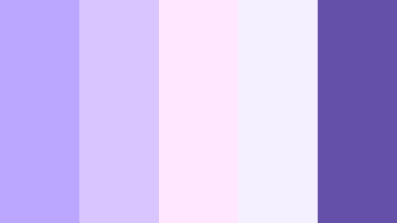 lavender storybook fade pulse purple color palette with hex codes