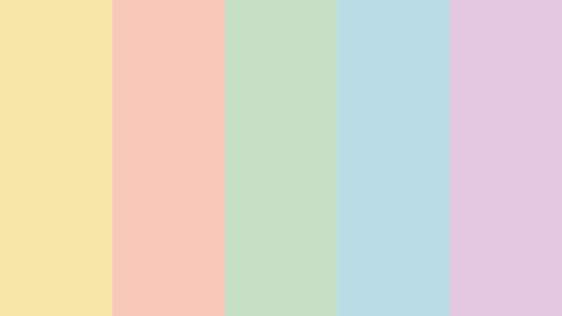 lemonade picnic pastel color color palette with hex codes