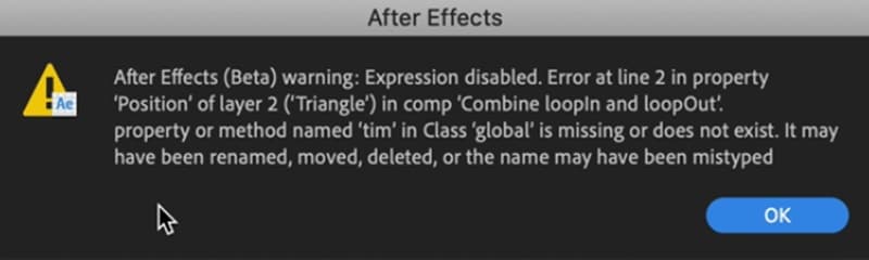 text expression not working