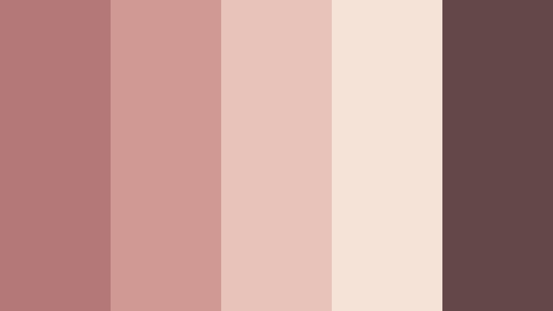 library rose dust faded rose color palette with hex codes