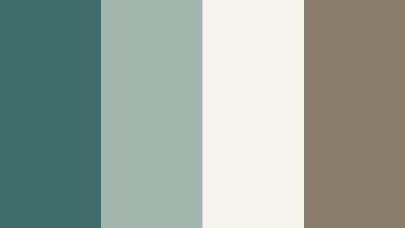 library window light murky teal color palette with hex codes
