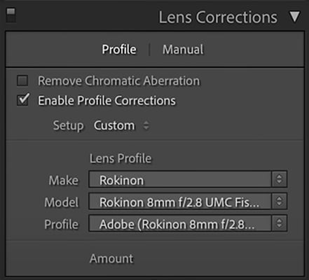 fisheye correction in lightroom