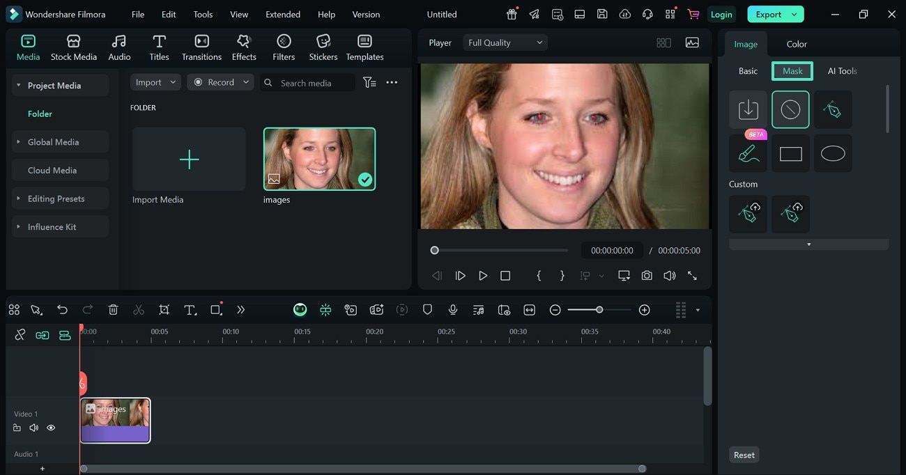 enter the mask section
