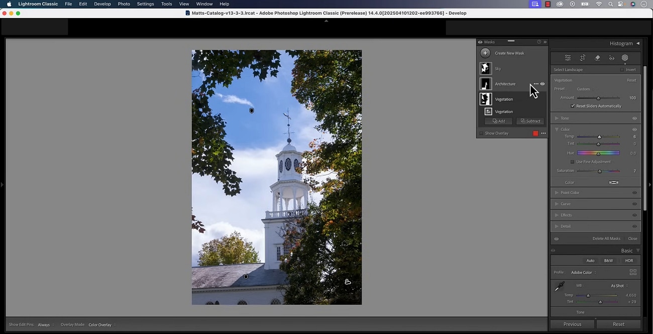 color grading lightroom