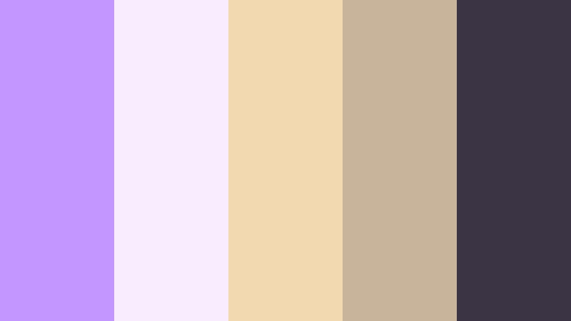 lilac champagne soiree solar lilac color palette with hex codes
