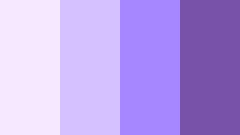 lilac cloud daydream nebula purple color palette with hex codes