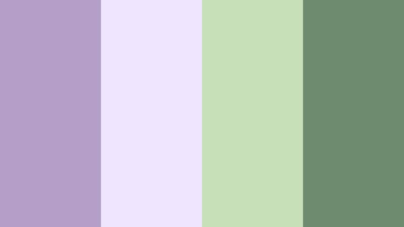 lilac garden path grape mist color palette with hex codes